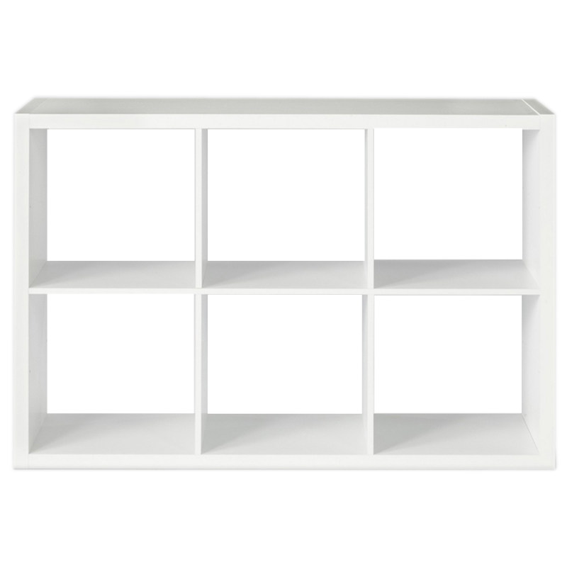 قفسه کتاب سرو چوب مدل 6Cube