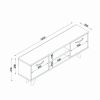میز تلویزیون مدل DLF16L