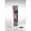 کتابخانه DND مدل توچال - پنج طبقه - سفید