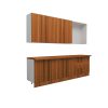 کابینت آشپزخانه مدل FH CL19 مجموعه 8 عددی