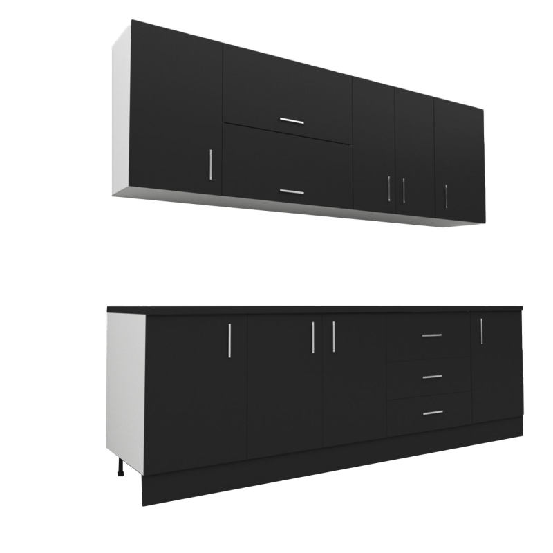 کابینت آشپزخانه مدل FH CM12 مجموعه 8 عددی