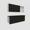 کابینت آشپزخانه مدل FH CW19 مجموعه 8 عددی