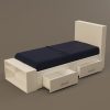 تخت خواب یکنفره مدل FH295 سایز 96x235 سانتی متر