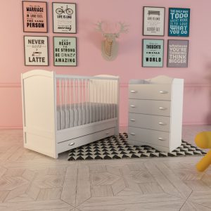 سرویس تخت و کمد کودک و نوزاد مدل FH330