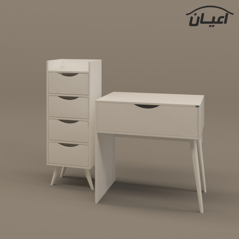میز آرایش اعیان مدل FH349 به همراه دراور