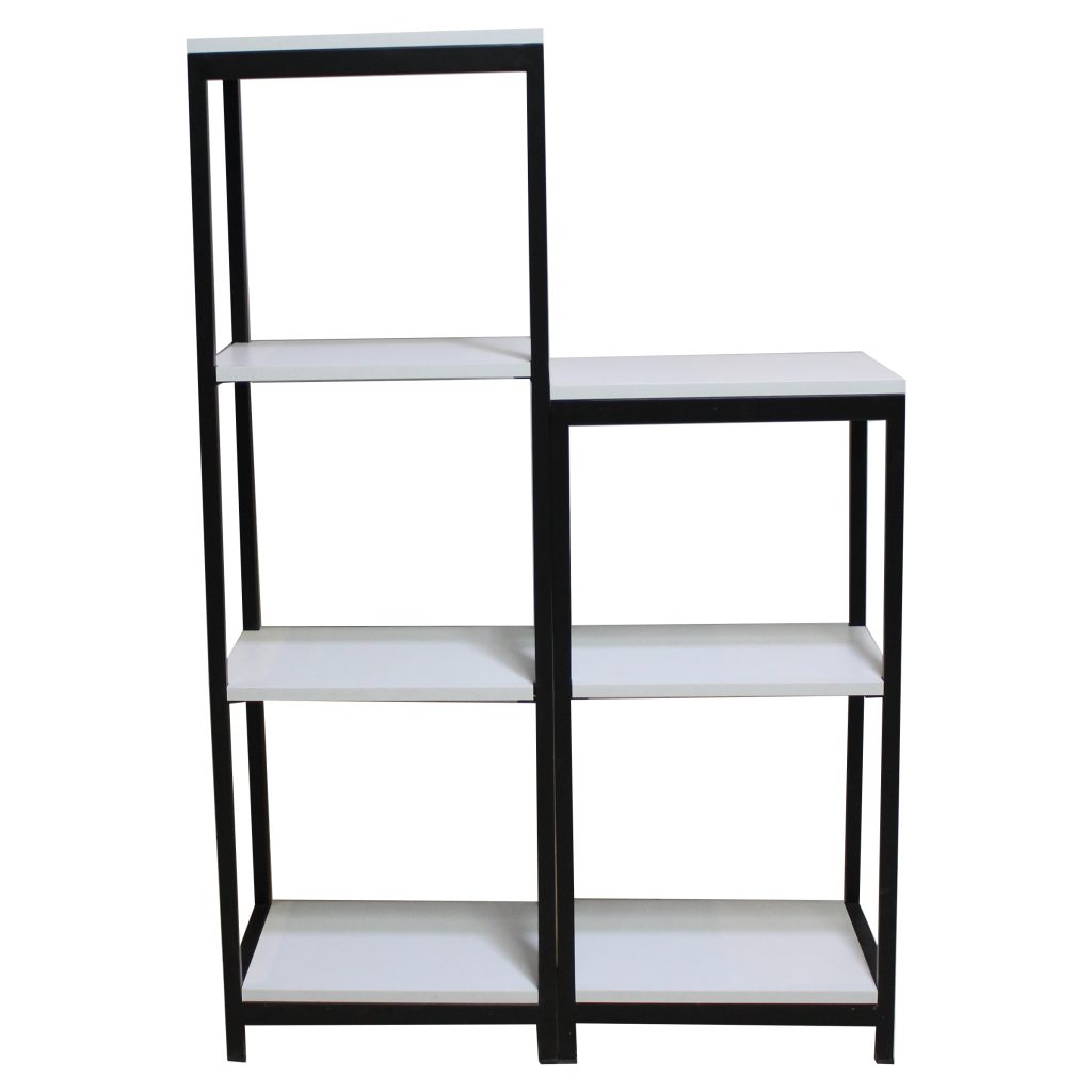 کتابخانه مدل چوبی فلزی IKE432 مجموعه 2 عددی
