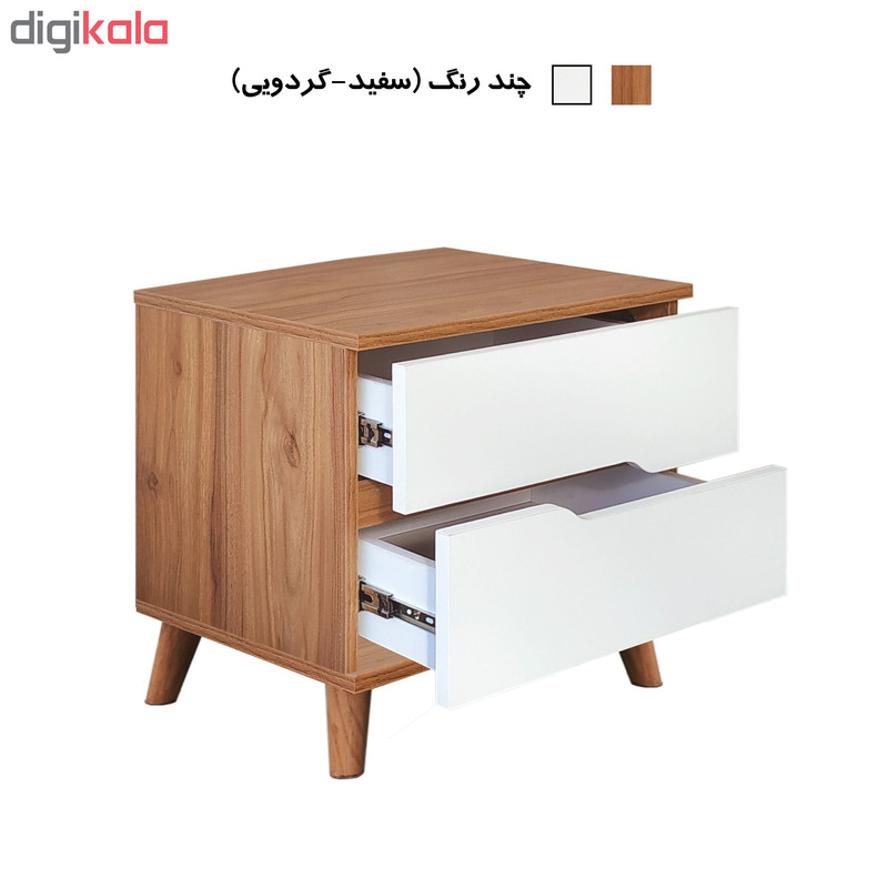 میز پاتختی مدل لوکا کد SP-2K-SG02
