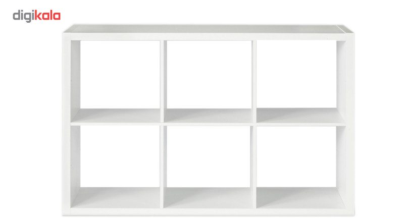 قفسه کتاب سرو چوب مدل 6Cube