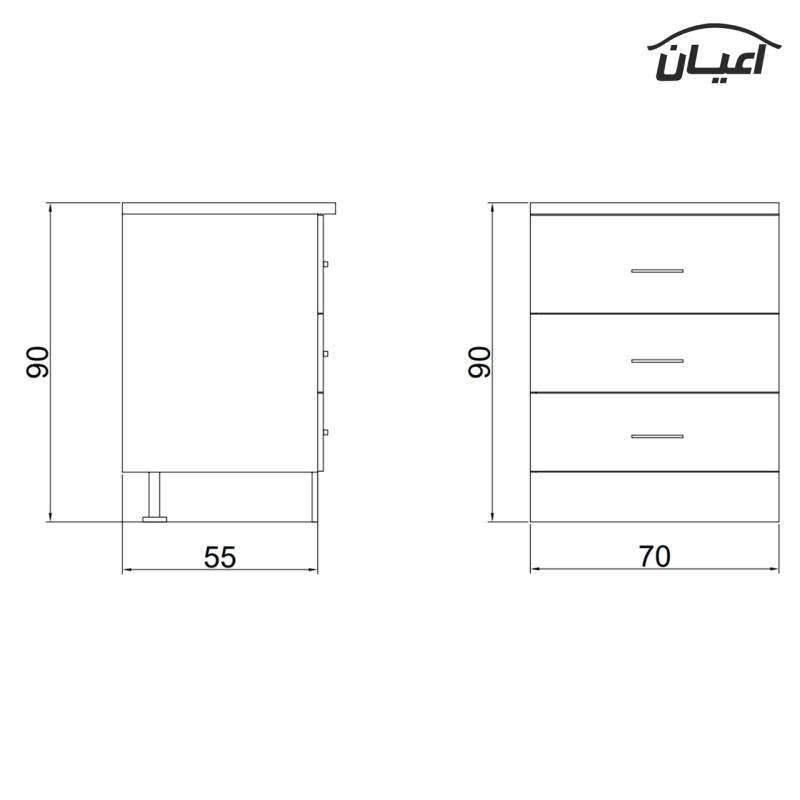کابینت آشپزخانه اعیان مدل FH C14