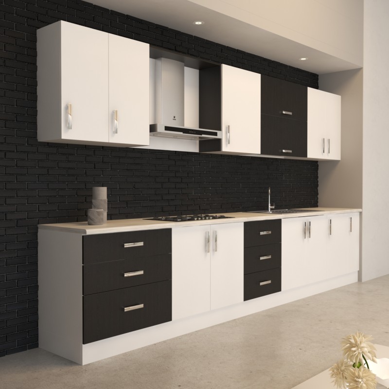 کابینت آشپزخانه مدل کشودار کد FH c6