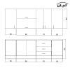 کابینت آشپزخانه مدل FH CM12 مجموعه 8 عددی
