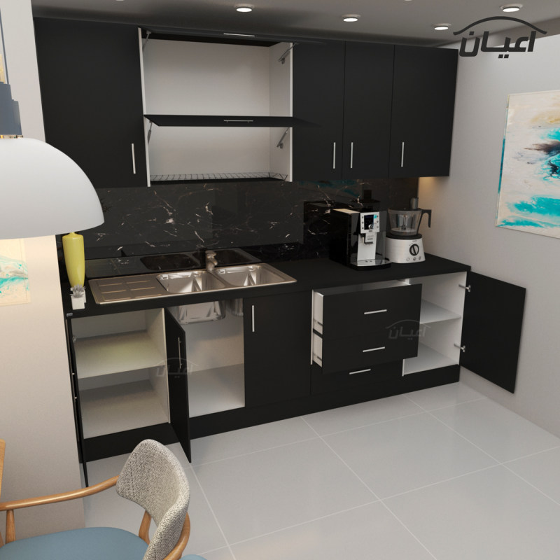 کابینت آشپزخانه مدل FH CM12 مجموعه 8 عددی
