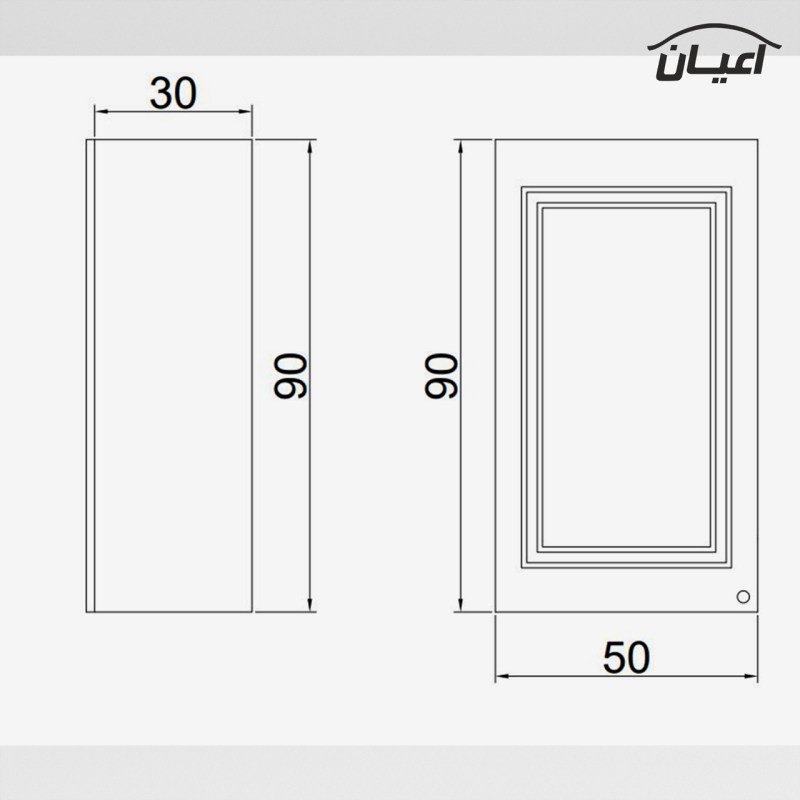 کابینت آشپزخانه اعیان مدل FH CM25