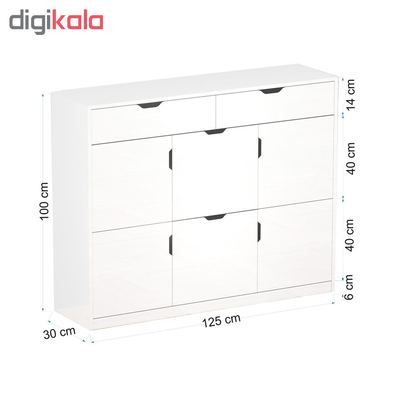 جا کفشی مدل فیدارو طرح G02