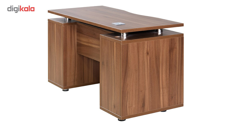 میز اداری مدل IC300 گردویی روشن