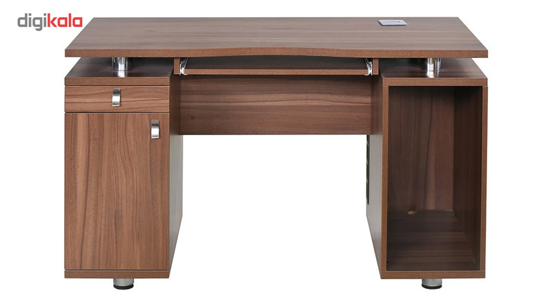 میز اداری مدل IC300 گردویی روشن