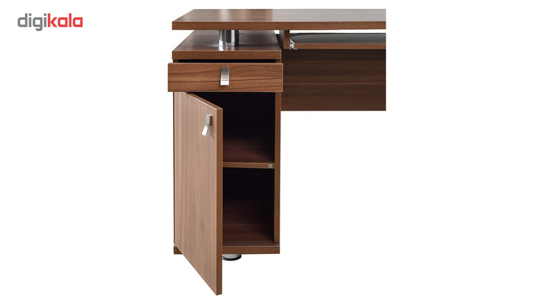 میز اداری مدل IC300 گردویی روشن