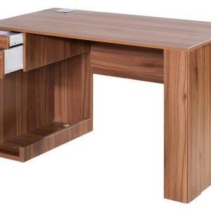 میز اداری مدل IC400 گردویی روشن