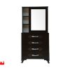 میز دراور آینه دار چوبکده ناب مدل MB68
